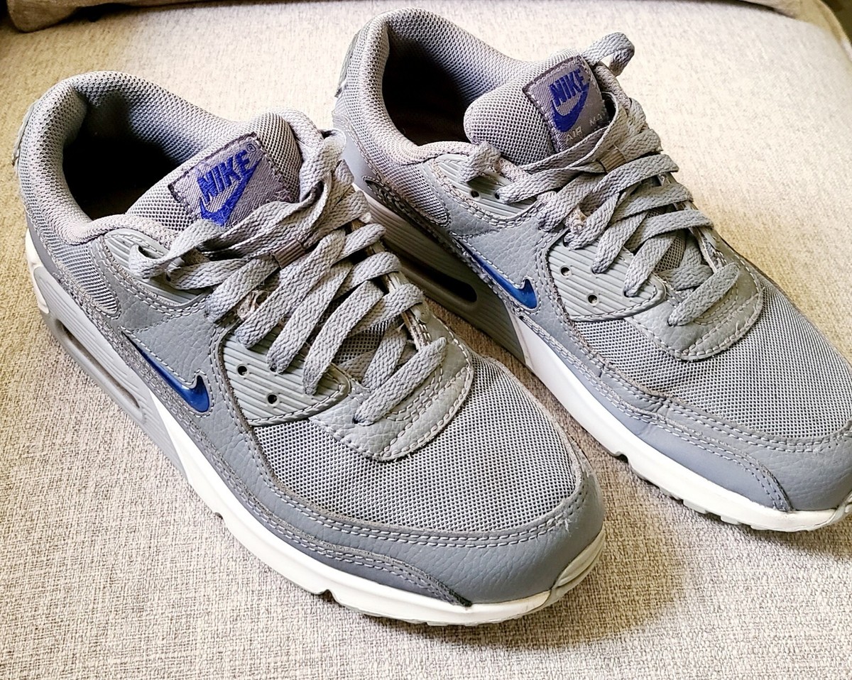 NIKE AIR MAX 90 JEWEL SWOOSH Men's Size 7.5 FN8005- 001 Cool