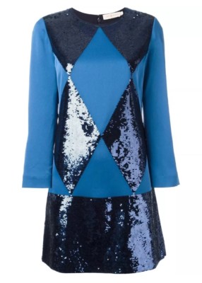 tory burch evening dresses Tory Burch Strapless Sequin Column Gown