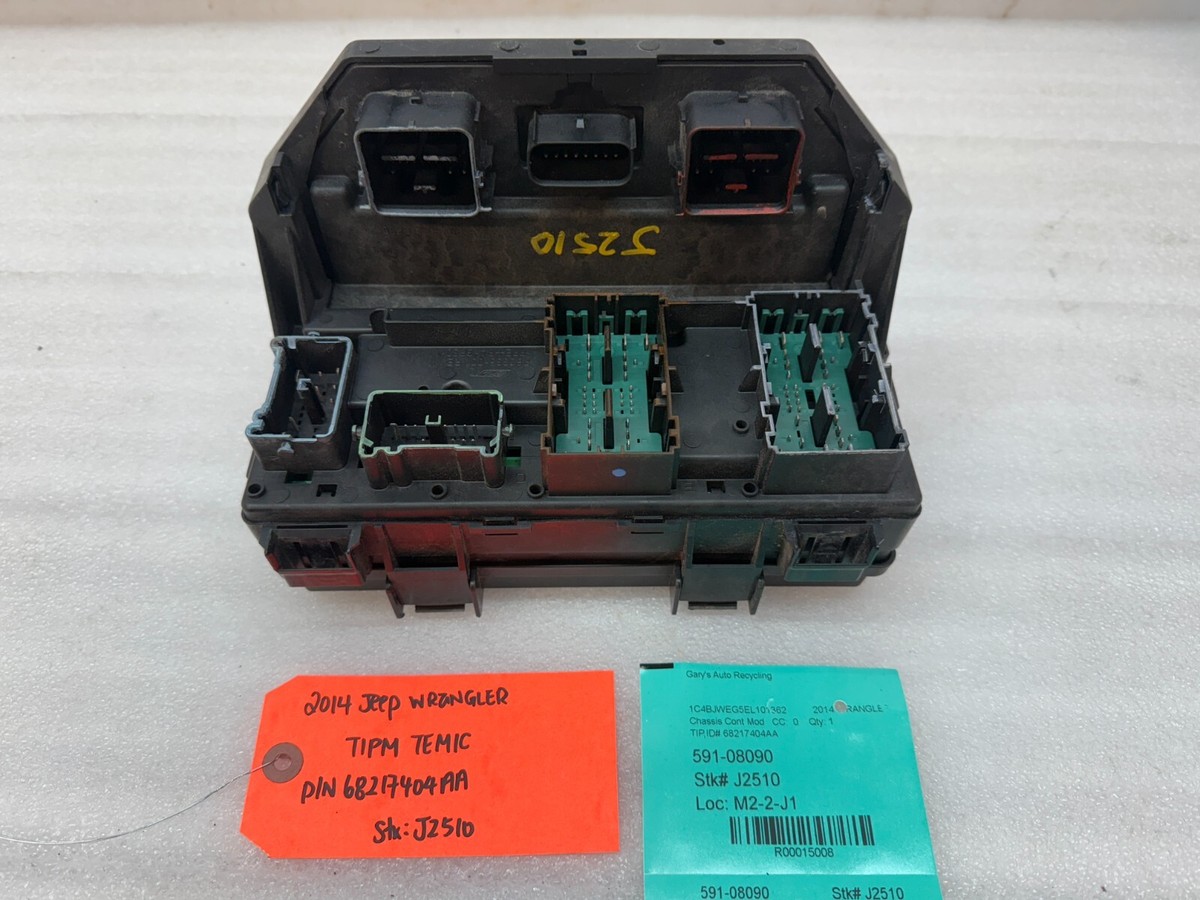 14 JEEP WRANGLER JK TIPM INTEGRATED MODULE FUSE BOX 68217404AA | eBay