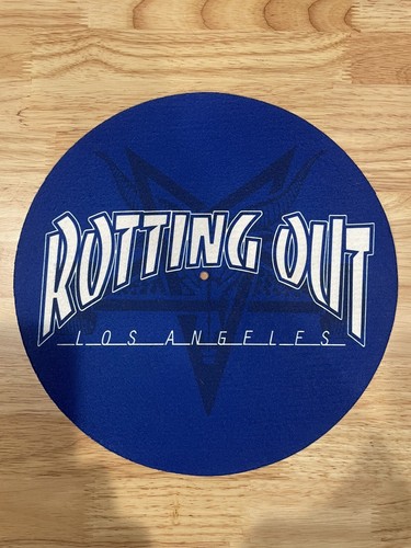 Rotting Out Hardcore Punk Band LA Record Player SLIP MAT