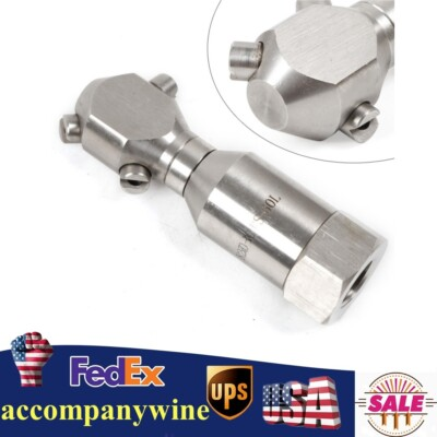 #ad #ad Rotating Jetter Head Rotary Nozzle Pressure Washer Drain Sewer Hose Cleaner 1 2quot; $51.56