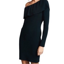 Club Monaco Tanellie Dress Sweater Dress Dark Rosemary Size