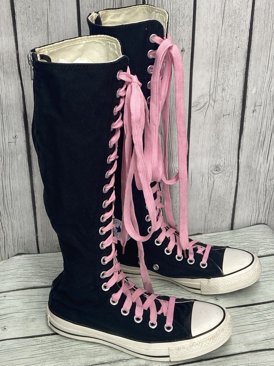 CONVERSE All Star Chuck Taylor Knee High Black Tall Men 4 CONVERSE All Star Chuck Taylor Knee High Black Tall Men 4