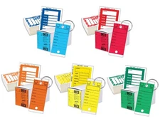 Versa-Tags 250 Key Tags PLUS 100 Kleer-Bak Window Stock Stickers