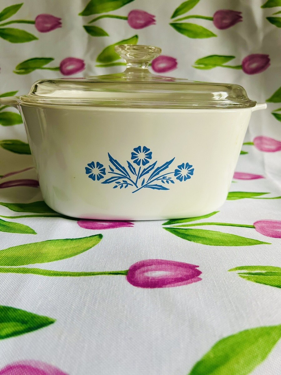 Omega Glass Bakeware With Lid Vintage PYREX Casserole Dish WITH