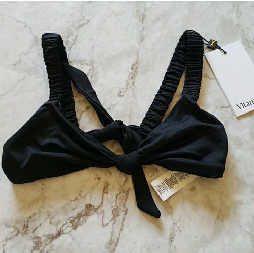 Vitamin A Black Bralette Bikini Top - Picture 4 of 11