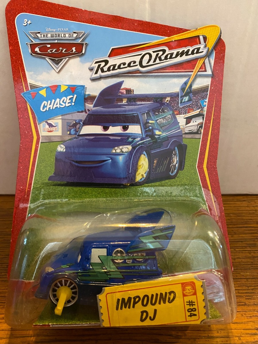 MATTEL DISNEY PIXAR CARS RACE O RAMA #84 IMPOUND DJ CHASE B5 | eBay