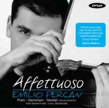 Emilio Percan : Affettuoso (CD) Album Digipak - New and Sealed