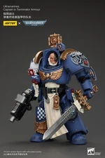 1/18 JOYTOY X Warhammer 40k Ultramarines Captain in Terminator Armour Figure