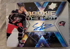2023-24 SPx X Marks the Spot Rookie Autograph XMR-SK Samuel Knazko RC