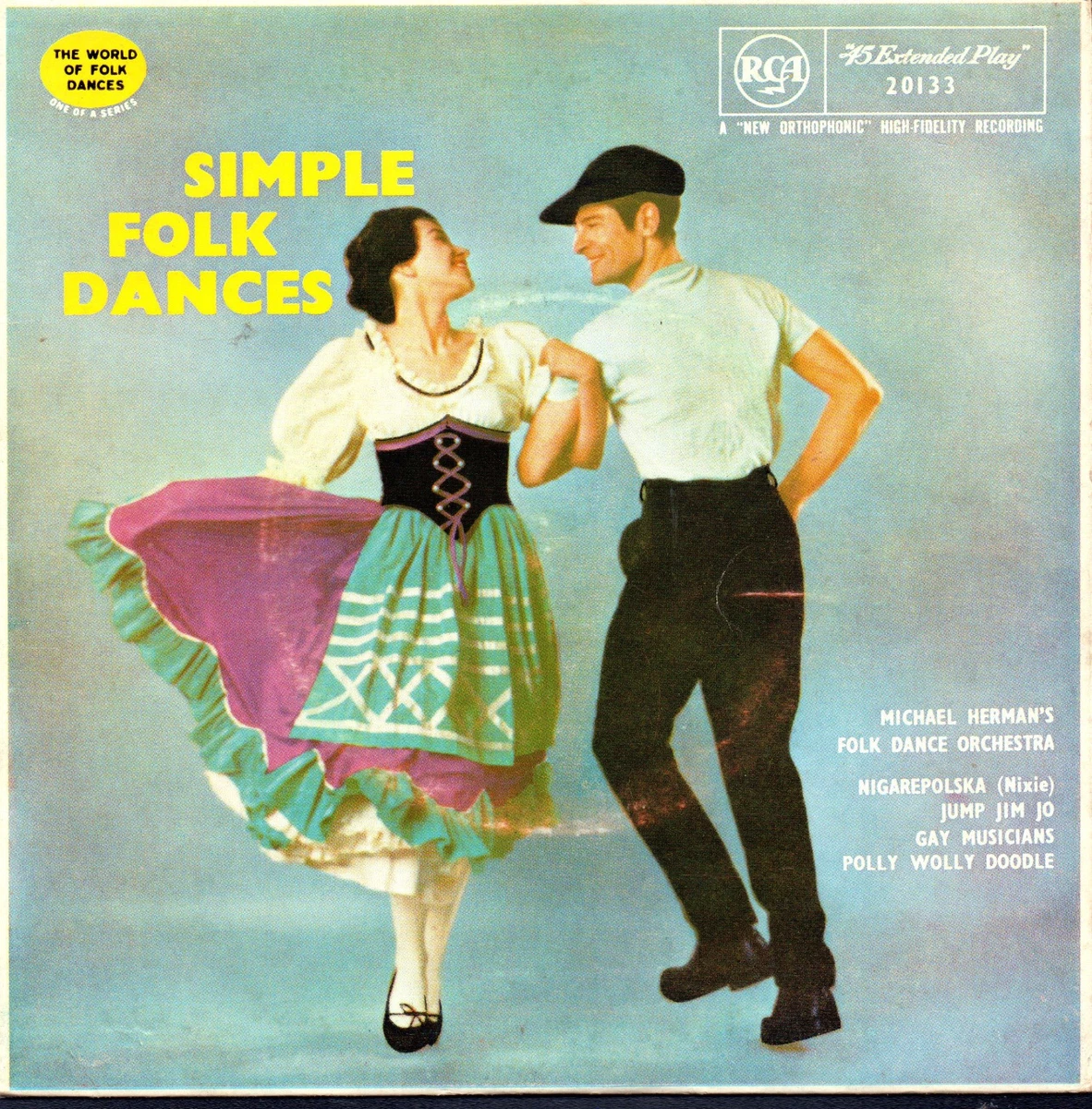 Michael Herman - Simple Folk Dances, Australian EP, with insert