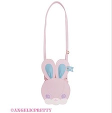 Preview of Angelic Pretty Lyrical Bunny Face Shoulder Bag Pink Lolita Kawaii