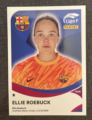 ELLIE ROEBUCK ROOKIE STICKER LIGA F 2024-25 BARCELONA PANINI ENGLAND