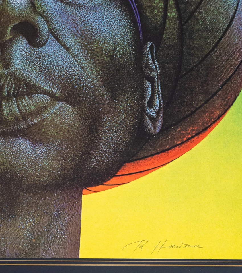 Rudolf Hausner Adam-Umlaufbahn Offsetlithographie signiert - Bild 3 von 3