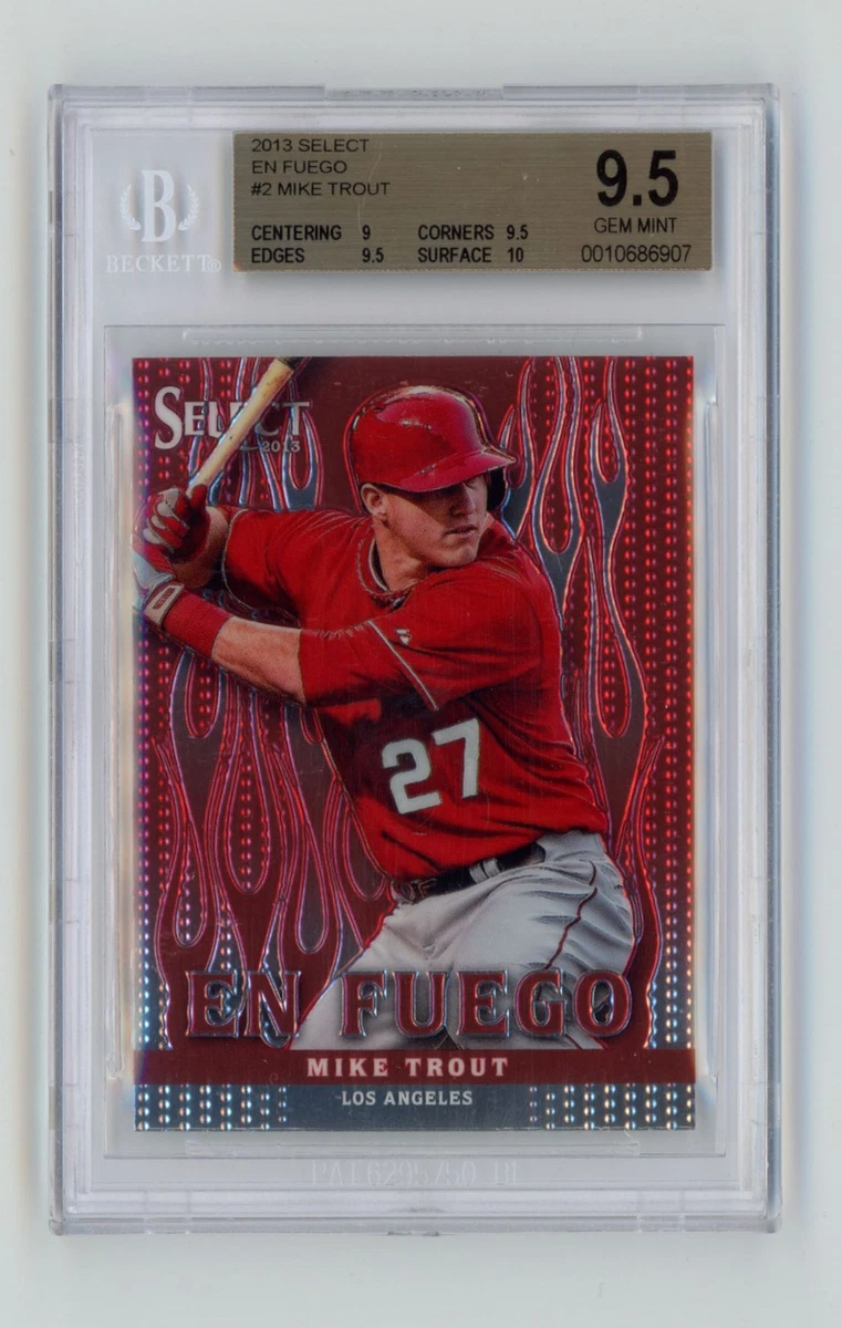 Mike Trout Grade 9.5 Baseball Sports Trading Cards & Accessories