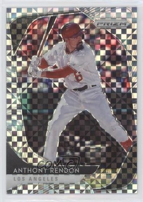 2020 Panini Prizm Power Plaid Prizm 34/75 Anthony Rendon #1 gn7