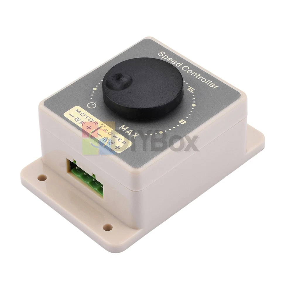10PCS 10-60V 20A Pulse Width Modulator PWM DC Motor Speed Controller Waterproof - Image 4 of 4