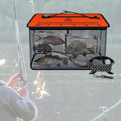 Schwimmender Fischkorb, tragbarer Mehrzweck-Karpfenfalle, Ausrüstung,