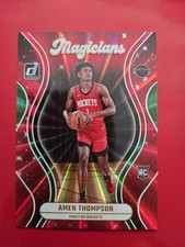 2023-24 Panini Donruss Amen Thompson Magicians Green Laser /75  RC 🔥🔥