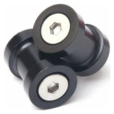 R&G Racing Universal Swingarm Spools - Black, M6 ITBO001BKCL77
