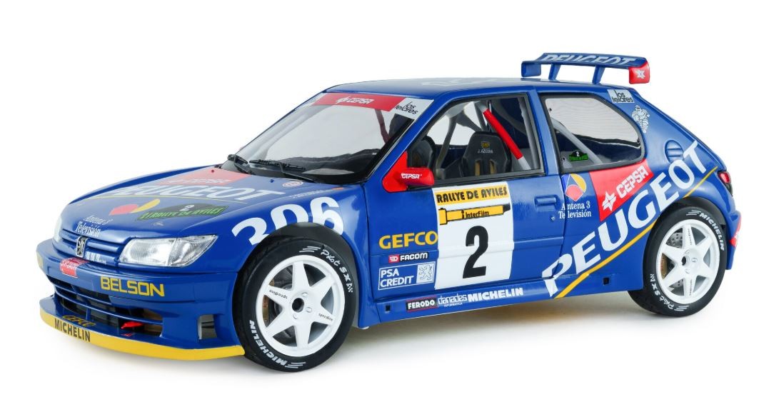 Peugeot 306 Maxi Solido Miniature de Rallye pour Décoration de Bureau Connaisseur