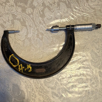 Lufkin 1455 Outside Micrometer 0-1 in Mechanical 0.001 in Resolution