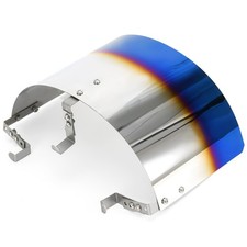 PTNHZ Universal Stainless Steel Air Intake Filter Cover Heat Shield Fits for ...