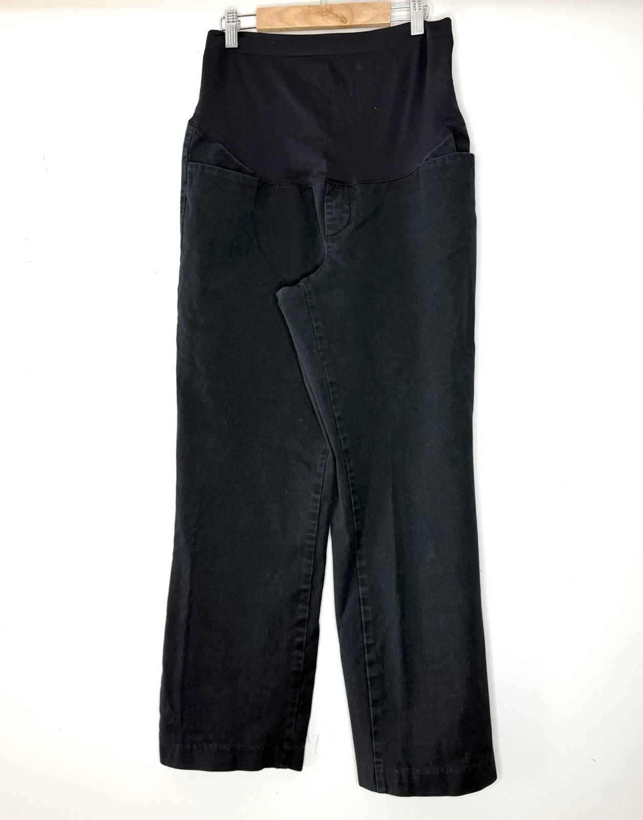 Old Navy Maternity Pixie Full Panel Black Ankle D… - image 1