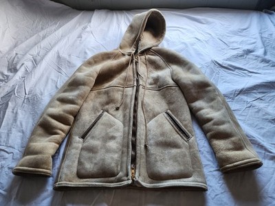 FRENCH CREEK SHEEP & WOOL  Co. SUEDE TAN COAT SIZE 40 IS USED