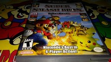 Super Smash Bros Melee for Nintendo GameCube --NO GAME CASE AND MANUAL ONLY--