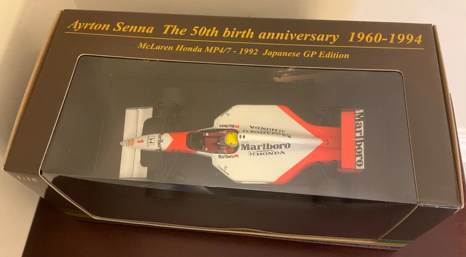Minichamps 1:18 McLaren Honda MP4/7 1992 SENNA 50th anniversary "Marlboro" RARE - Image 2 of 4