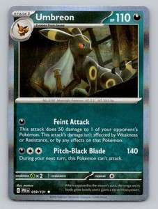 Umbreon 059/131 Prismatic Evolutions Holo Rare