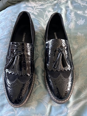 Deichmann Patent Tassel Loafers Лоферы Graceland Black Patent