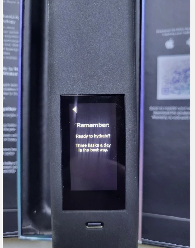 Botella de agua de hidrógeno Echo Flask SPE/PEM 5,0 - 8,0 PPM con cargador NUEVA caja abierta Foto 3 de 4