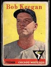 1958 Topps Bob Keegan Low Grade Set Break #200