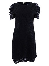 Tommy Hilfiger Women's Glitter Lace Dress
