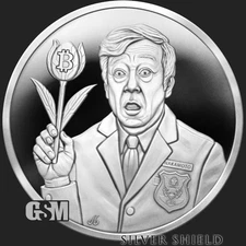 2025 Silver Shield AGENT SATOSHI - 1oz .999 Silver Proof - Pre Sale