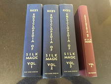 Rice's Encyclopedia of Silk Magic VOL 1-4 by Harold R. Rice Magic BookAll 4 Book