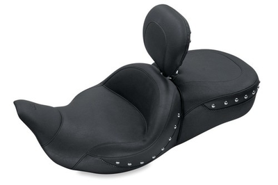 #ad #ad Mustang Super Touring Heated One Piece Seat Harley FL Touring 2008 79579 $702.99