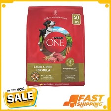 Purina ONE Plus Dry Dog Food for Adult Dogs, Real Protein Rich Natural, 40lb Bag 1.43 per pound
