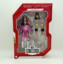 WWE Ultimate Edition Bret Hart UE18 Legends Pink Gear Mint Complete New Mattel