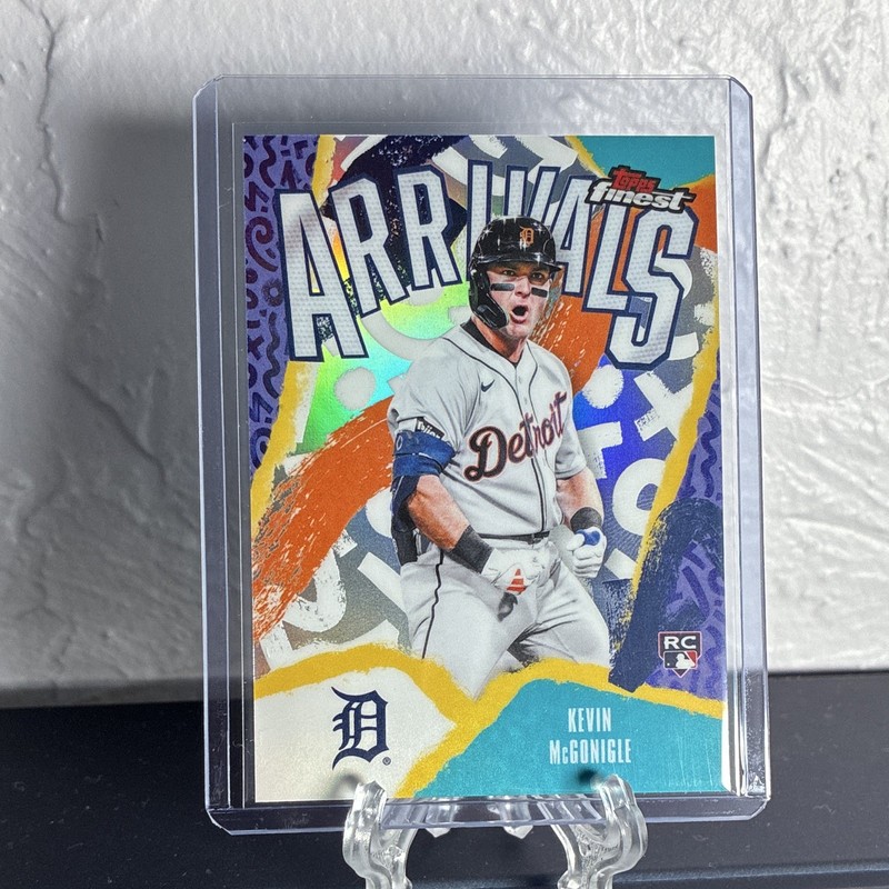 Topps Finest 2026 Arrivals Kevin McGonigle Tigers RC Refractor A-23
