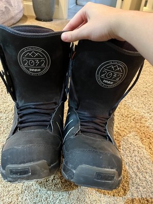 Thirtytwo Men s Lashed XLT Black Snowboard Boots, Size 9.5, Pre-owned