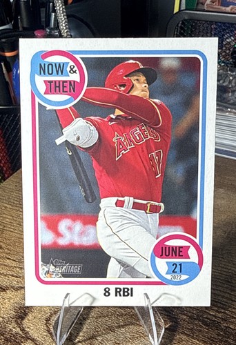 2023 Topps Heritage High Number - Now and Then Shohei Ohtani #NT-10