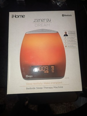 iHome IZBT10 Zenergy LED Light Bluetooth Bedside Sleep Therapy
