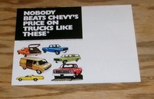 Original 1975 Chevrolet Truck Full Line Sales Brochure Mailer Pickup El Camino