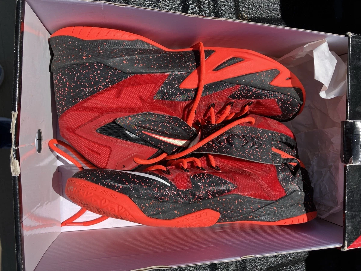 Nike LeBron Soldier 8 Black University Red for Sale 