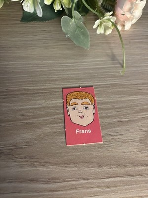 Guess Who? Ersatz-Charakterkarte 1980 - ''Frans'' (rot)