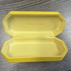 Swarovski Hard Clam shell Glasses Sunglasses Case Yellow — photo 2