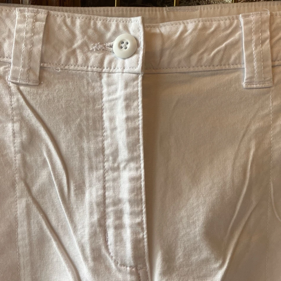 Woolrich Women’s Vintage Montevallo Bermuda Shorts White Size 14 New with Tags - Image 4 of 4